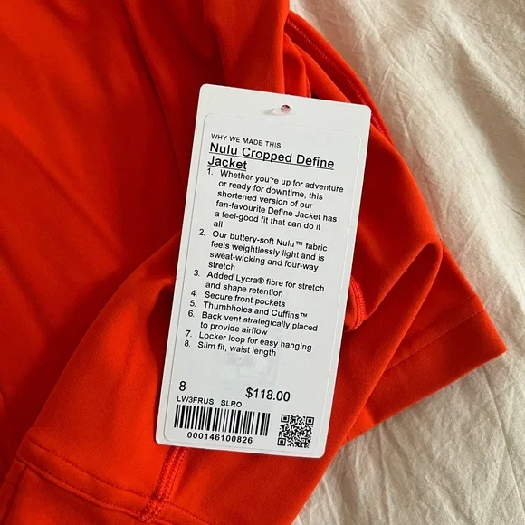 Lululemon Nulu Cropped Define Jacket - Picture 7 of 9